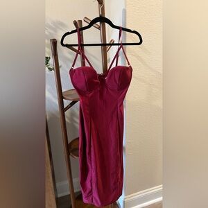 Rare London Burgundy Dress